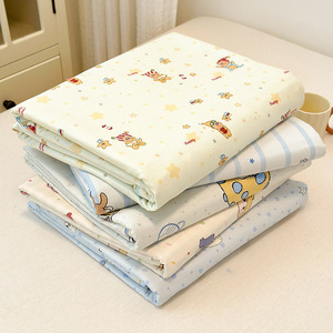 Cotton Brushed Four-Piece Bedding Set Thickened Single Duvet Cover Fitted Sheet Student Dormitory Cartoon Print - Product Image 3
