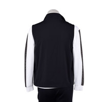 Haute qualité tissé homme garçons sweats durable brodé sweat noir à capuche pull sport chemise ensembles coton personnalisé