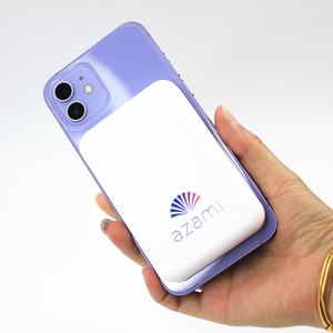 Banque d'alimentation à charge sans fil magnétique avec batterie Li-polymère de 5000 mAh compatible avec <span class=keywords><strong>iPhone</strong></span> 15 Pro Max 1617 - Product Image 3