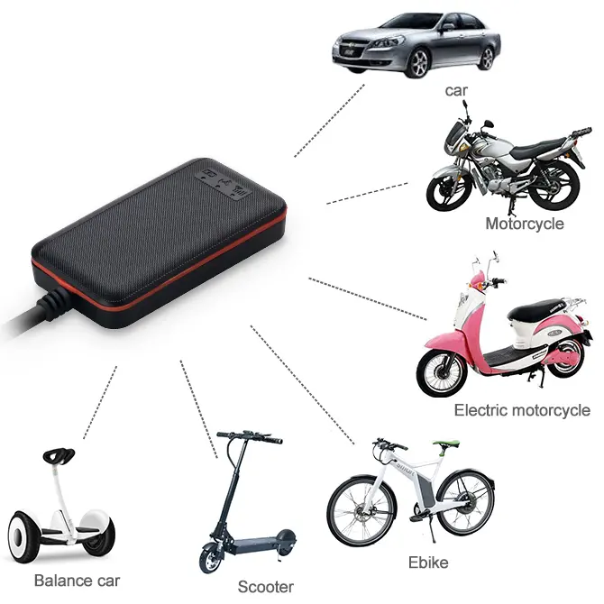 Commercio all'ingrosso impermeabile GPS TK108 ebike bicicletta elettrica gps gprs sms fornire piattaforma gratuita