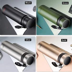 Double Stainless Steel Vacuum <b>Flask</b> With Filter Large Capacity Portable Sport Thermos Mug <b>Coffee</b> Tea Tumbler 1000ml/1600ml - Product Image 6