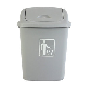 Poubelle extérieure en plastique épaissi avec couvercle à charnière, grande taille 30L, idéale pour un usage domestique, fournie directement par le fabricant. - Product Image 4