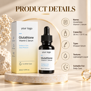 Suero de Vitamina C en Botella con Gotero de 30 ml, Esencia de Belleza con Glutatión, Producción de Cuidado de la Piel OEM ODM - Product Image 5