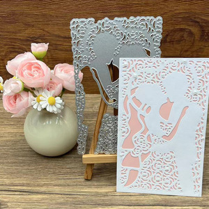 قوالب قطع معدنية للبطاقات الزفافية، قالب دعوات، أدوات قطع كيميائية للحرف اليدوية وصناعة الألبومات - Product Image 4