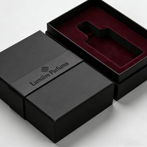 Premium Custom Magnetic Closure Boxes for Perfume Luxury Beauty Brands Rigid Paper Box Velvet Silk Lining Four-Color Printing - Product Image 6