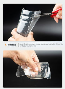 Barbier 1 paire couvre-pieds transparent coiffeur <span class=keywords><strong>coupe</strong></span> <span class=keywords><strong>de</strong></span> <span class=keywords><strong>cheveux</strong></span> protéger les <span class=keywords><strong>cheveux</strong></span> cassés couvre-chaussures barbier anti-saleté couvre-chaussures - Product Image 5