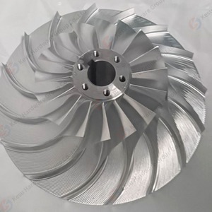 5 Axis CNC Machining Manufacturing Service High Precision Turbo Compressor <strong>Wheel</strong> Impeller - Product Image 5