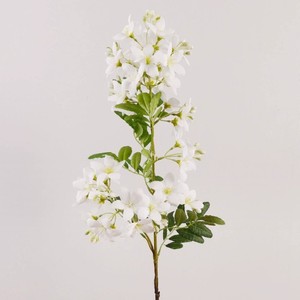 Fleurs artificielles de Murraya Paniculata blanches parfumées, branche unique, décoration d'intérieur, arrangement floral en soie plastique - Product Image 1