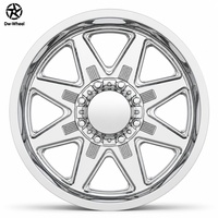 Ruedas pulidas de 8 radios DW para camionetas, 20, 22, 24, 26, 28 pulgadas, 6061 T6, OEM, venta al por mayor, ajuste directo de fábrica para RAM GMC Sierra 2500 HD