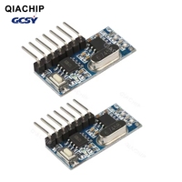Module récepteur RF QIACHIP 433 MHz avec code d'apprentissage, décodeur 433 MHz sans fil, sortie 4 canaux pour télécommandes, encodage 1527