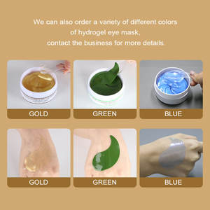 رقع جل للعين تحت العلامة التجارية الخاصة لإزالة الهالات السوداء، مرطبة للنوم، مع الكولاجين والكريستال الذهبي عيار 24 قيراط - Product Image 2