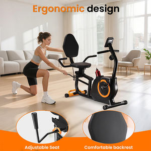 <span class=keywords><strong>Bicicleta</strong></span> Fija Magnética de Interior, <span class=keywords><strong>Bicicleta</strong></span> de Ejercicio Reclinada, <span class=keywords><strong>Bicicleta</strong></span> de Spinning <span class=keywords><strong>con</strong></span> <span class=keywords><strong>Pantalla</strong></span>, <span class=keywords><strong>Bicicleta</strong></span> de Gimnasio Económica para Quemar Grasa - Product Image 2