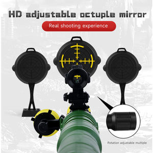 Juego de Tiro al Blanco para Niños, Simulación de Mortero Militar, Modelo de Lanzacohetes de Plástico con Balas Blandas, Pistola de Burbujas de Juguete con Luz y Sonido - Product Image 3