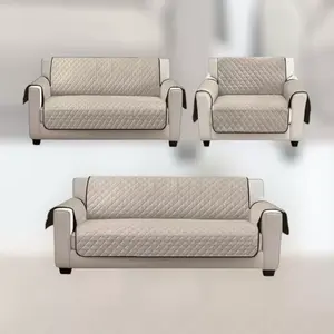 Housse de canapé futon Frank Tek 3 pièces 175x170 cm, protection textile élastique double face - Product Image 5