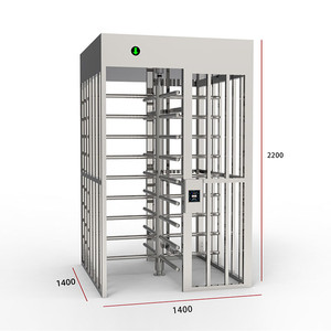 Cổng rào cản chiều cao đầy đủ để truy cập bảo mật cao cho các sân vận động phòng tập thể dục mã QR nhận dạng vân tay kết nối Wi-Fi - Product Image 4