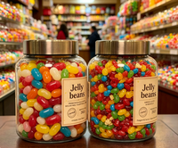 ECOBOX Conteneur de rangement hermétique pour épices, céréales, graines, aliments secs, bonbons gélifiés, bonbons, et aliments en vrac