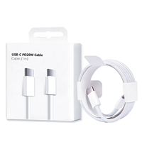 Kabel Data Pengisian Cepat USB-C PD20W Tipe-C ke 8Pin, Kabel Pengisian Super Cepat, Kompatibel untuk Pad Phone Seri 12 13 14
