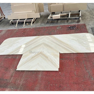 Diseño Interior Moderno para Cafetería, Encimera de Cocina de Mármol, Losa de Mármol Real, Azulejos de Mármol Blanco <span class=keywords><strong>Ajax</strong></span> - Product Image 5