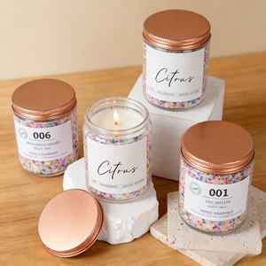 Bougie aromathérapeutique personnalisée de style moderne dans un pot à glace pour la décoration de la maison, les anniversaires, les fêtes de Noël et les bars - Product Image 3