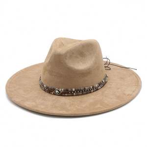 Sombrero Vaquero Occidental de Gamuza Vintage Personalizado, Entrega Rápida, Sombrero de Ala Ancha, Unisex, para Playa y Pradera - Product Image 3