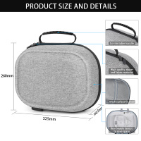 Sac de rangement portable EVA antichoc et résistant aux rayures, adapté aux accessoires Oculus Quest 2 VR étui antichoc