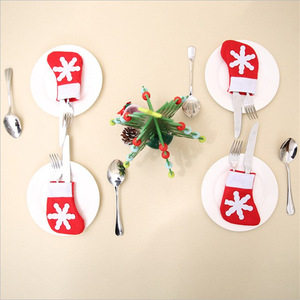 Christmas decorations, Christmas stockings, mini Christmas <b>socks</b>, Christmas cutlery sets, Christmas knife and fork sets - Product Image 1