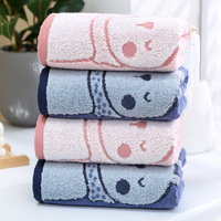 Lot de serviettes de visage en coton longues fibres de qualité supérieure, absorbantes, pour la maison, ensemble cadeau pour couple, en coton jacquard épaissi