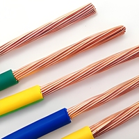 Câble électrique Galaxy BVR en cuivre toronné isolé PVC 1,5 mm 2,5 mm 4 mm 450-750 V pour la construction et le chauffage résidentiel