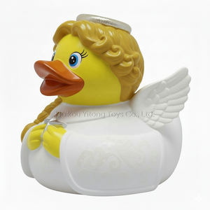 <span class=keywords><strong>Angel</strong></span> Exclusive Canard en caoutchouc personnalisé Jouets de bain pour bébé Jouets de <span class=keywords><strong>baignoire</strong></span> pour enfants avec motifs uniques - Product Image 2