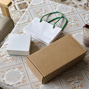 Cute Sheep Pattern Rigid <b>Folder</b> Rectangle Shape Four Color Printing Corrugated Board Fashion Trend Craft <b>Box</b> with Handle - Product Image 2