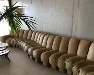 couch sofa ottomane set Suppliers-DISEN modernes Design De Sede DS-600 Schlangen form Sofa Wohnzimmer Sofas setzt kostenlose Kombination Schnitts ofa Couch Wohn möbel