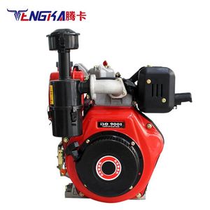 Moteur diesel monocylindre 4 temps refroidi par air Tengka 178F 6HP avec démarrage au pied et roulement, conforme EPA Tier 2, vente en gros - Product Image 5