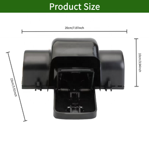 Pièges à rats et souris <span class=keywords><strong>en</strong></span> ABS+PP, directement <span class=keywords><strong>de</strong></span> l'usine, avec conception étanche à double canal pour une utilisation <span class=keywords><strong>en</strong></span> extérieur et à la ferme - Product Image 2
