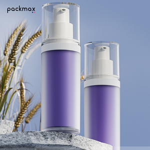 Luxury 30ml PMMA Airless <b>Pump</b> Travel <b>Bottle</b> with Purple Inner – Refillable Spray & Foundation - Product Image 6