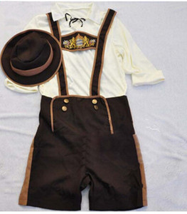 <span class=keywords><strong>HOMME</strong></span> Oktoberfest Costume Traditionnel Allemand Bavarois Bière Outfit Cosplay Halloween Carnaval Festival Party Clothes - Product Image 2