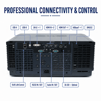 Projecteur laser professionnel 10000 lumens avec entrée de signal 4K, avec lentilles à courte et longue portée en option