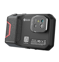 Caméra thermique infrarouge PF210 WiFi, 256x192 pixels thermiques, écran 640x480 pour applications électriques, mécaniques, bâtiment et CVC