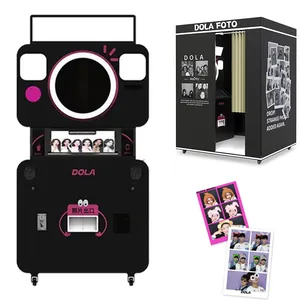 Kunden spezifische digitale Foto kabine, Design Beliebte unabhängige Münz-Selfie-Foto kabine Automatische Druck automaten