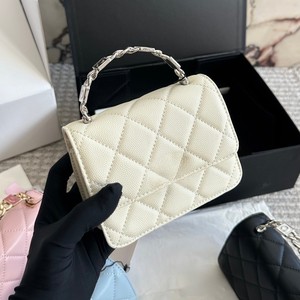 Quilted Handbag 5 Inch Sky Blue Vertical <b>Square</b> Cover Type Portable Women's Shoulder Bag Crossbody Bag - Product Image 2