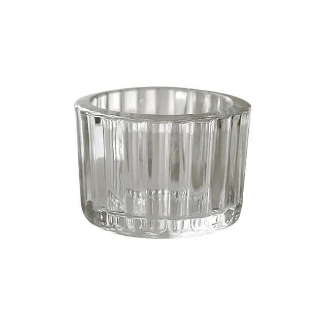 בית תפאורה ריק זכוכית קטנה כוס פמוט עבור תה שעוות את אווירה חגיגית מסודר