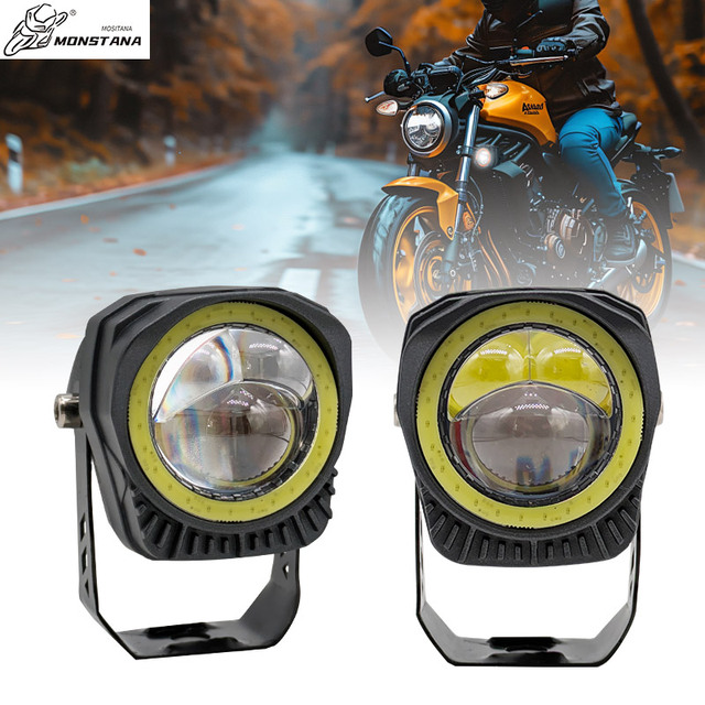 MONSTANA SL-3016 DC 12V-80V Natural White Universal Fit Waterproof LED Motorcycle Spotlight-Premium Motorcycle Accessories