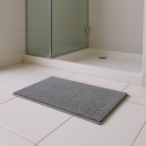 Alfombra de baño de chenilla de 50 x 80 pulgadas, antideslizante, de microfibra, para baño, extra suave, absorbente, lavable a máquina. - Product Image 2