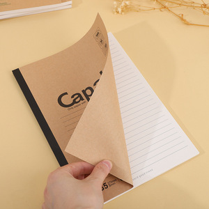 Chất lượng cao A5 Kraft bìa cứng máy tính xách tay bán chạy nhất xoắn ốc ràng buộc nghệ thuật cuốn sách giấy trực tiếp in ấn nhà máy - Product Image 4