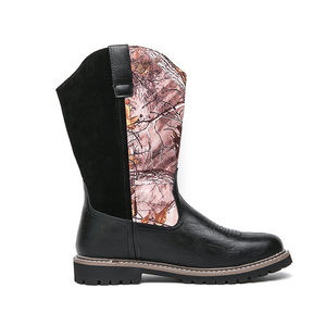 Botas Vaqueras para Hombre Cómodas de Cuero PU Estilo Occidental Ligeras Zapatos de Hombre para Invierno - Product Image 3