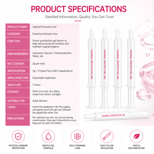 Gel Supositorio Reafirmante Íntimo Femenino con Hierbas Naturales, ODM Personalizado, Seguro, No Irritante, Refrescante Diario <span class=keywords><strong>Vaginal</strong></span> - Product Image 5