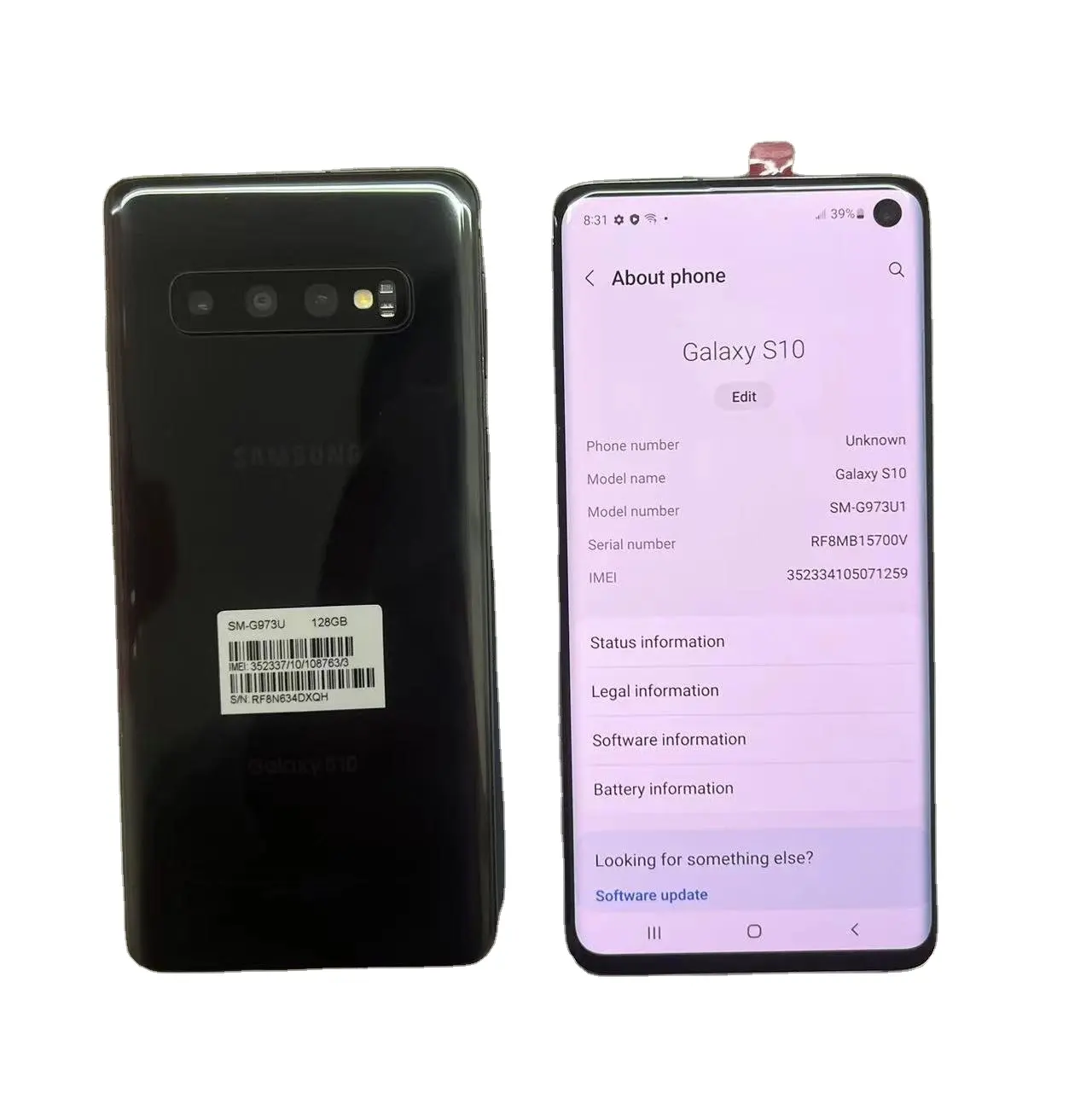 Miglior prezzo 99 nuovo SM originale sbloccato cellulare Galaxy S10 ricondizionato smartphone per telefono cellulare