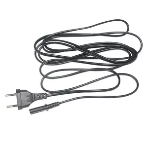 Abbildung 8 Iec Iec320-Stecker EU-Standard 2-poliger Stecker Europäisches Universal-Anschluss kabel C7-Netzkabel