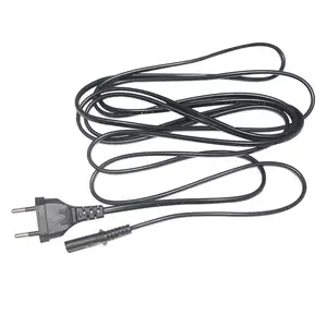 Figura 8 Iec Iec320-conector estándar europeo, enchufe de 2 pines, Cable de alimentación Universal europeo C7