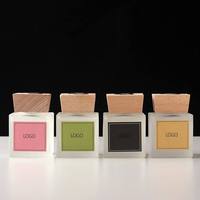 Bouteille diffuseur en verre givré mat de 50 ml pour huiles essentielles et parfums