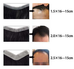 Perruque afro indienne pour homme, cheveux humains Remy, texture naturelle, base en PU, ajustement confortable, légère, facile à porter, qualité durable - Product Image 6